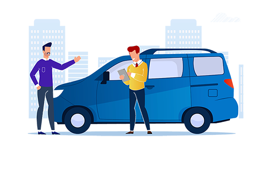 meet sales team for test drive